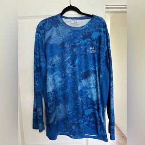 Realtree Blue Camo Fishing Shirt